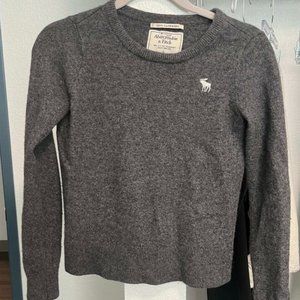 Abercrombie & Fitch 100% Cashmere Grey Sweater